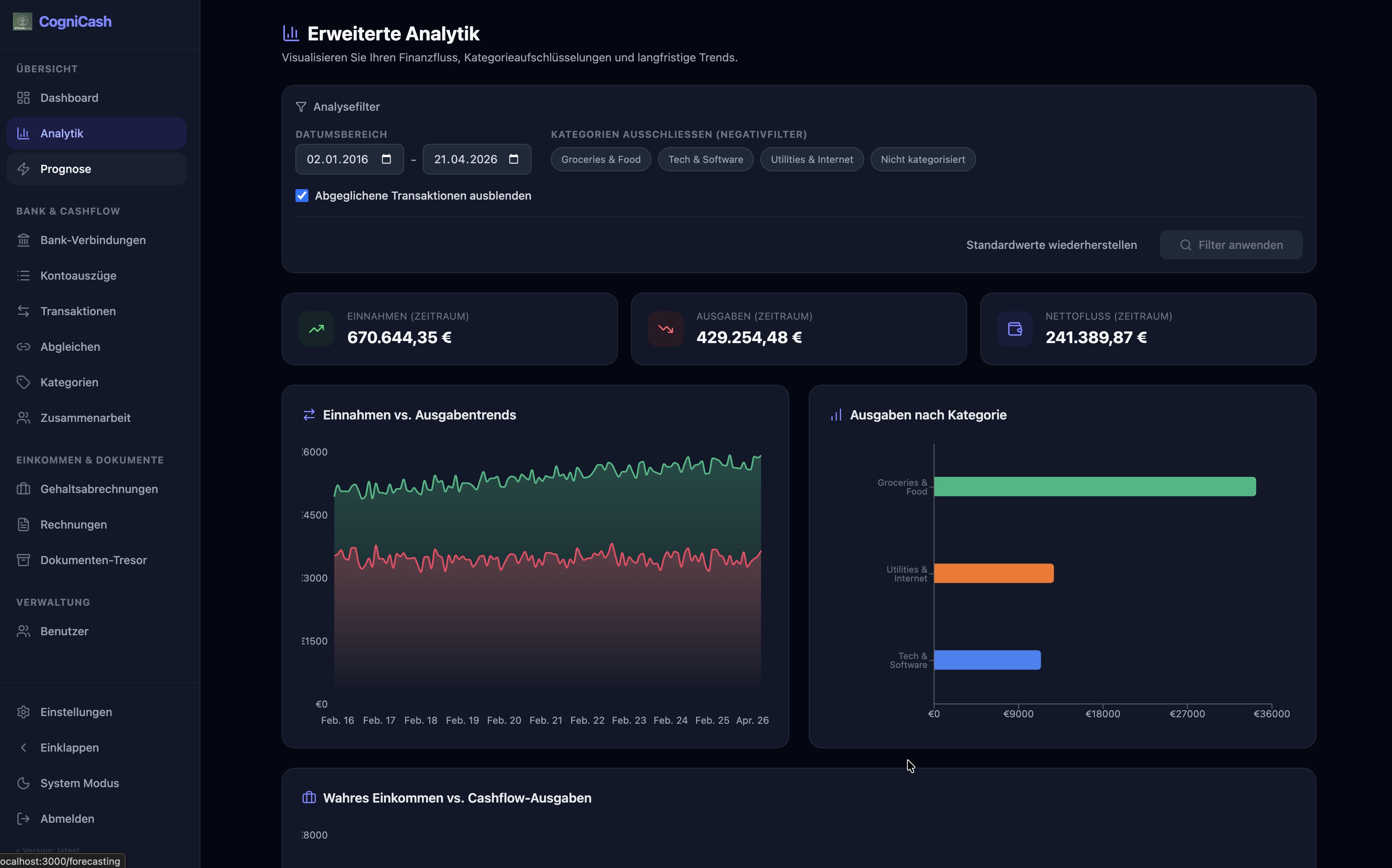 Cogni-Cash Analytics